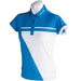 Crest Link Ladies Golf Shirt – Blue/White XL - Sports Grade