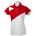 Crest Link Ladies Golf Shirt – Red/White – Large - Sports Grade