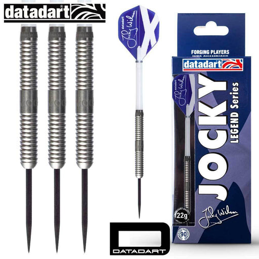 Datadart Jocky Wilson Shark Grip Darts 24g - 90% Tungsten - Sports Grade