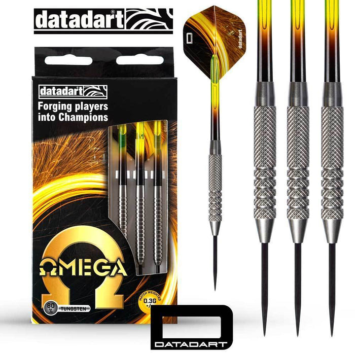 Datadart Omega Darts 26g Knurled - 80% Tungsten - Sports Grade