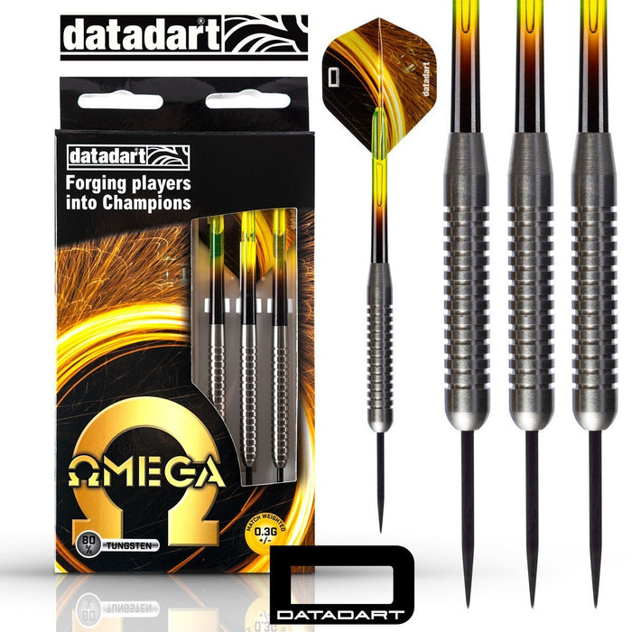 Datadart Omega Darts 30g Ringed - 80% Tungsten - Sports Grade