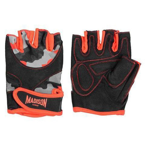Madison Covert Womens Fitness Gloves - Orange - Sports Grade