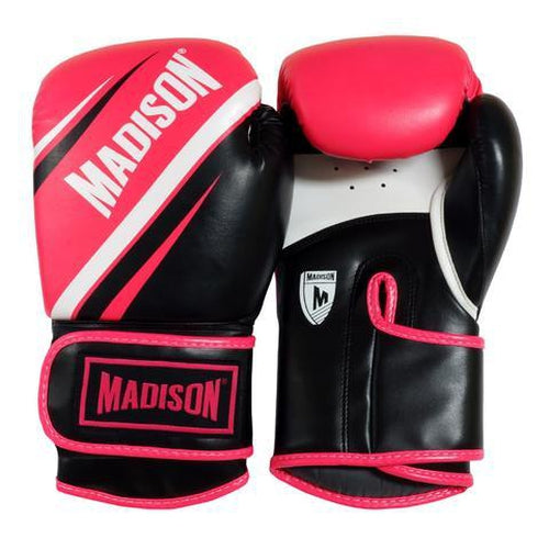 Madison Galaxy Boxing Gloves - Pink/Black Boxing - Sports Grade