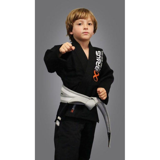 Braus Fight - Black Pro Light Gi + Bag – Littlies (Under 6 Years Old) - Sports Grade