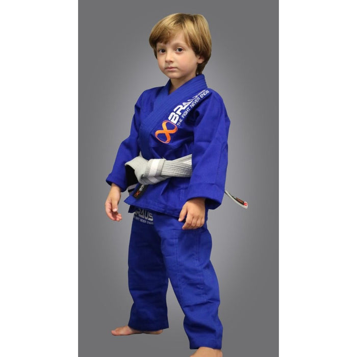 Braus Fight - Blue Pro Light Gi + Bag – Littlies (Under 6 Years Old) - Sports Grade