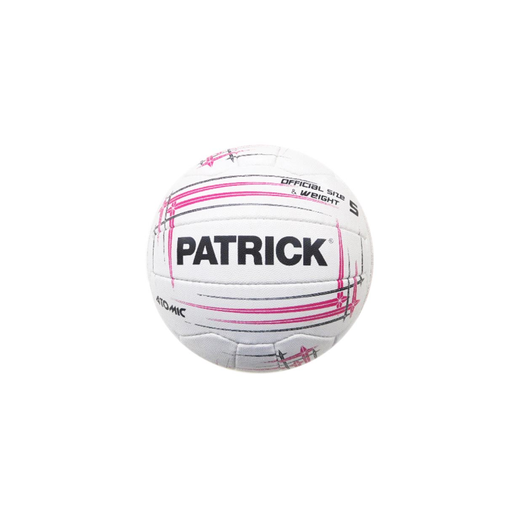 Patrick Netball Atomic Pink / Black - Size 5 - Sports Grade