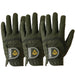 ONYX Mens Golf Gloves Left Hand Black 3 Pack - Sports Grade