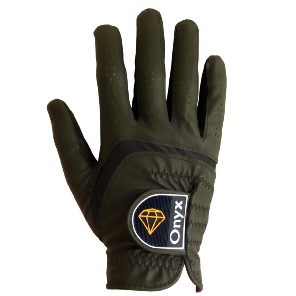 ONYX Mens Golf Glove Right Hand Black - Sports Grade