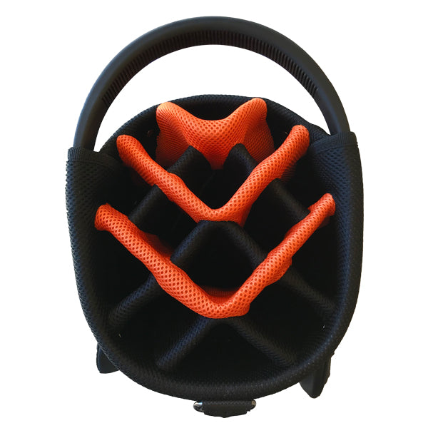 Onyx Spyder Cart Bag – Black-Orange - Sports Grade