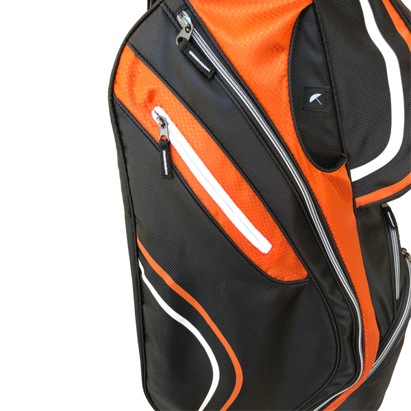 Onyx Spyder Cart Bag – Black-Orange - Sports Grade