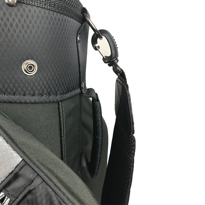 Onyx Spyder Cart Bag – Black-Silver - Sports Grade