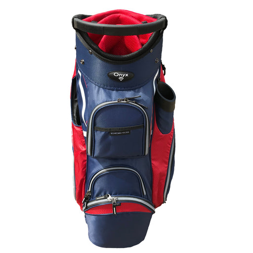 Onyx Spyder Cart Bag – Navy-Red-White - Sports Grade