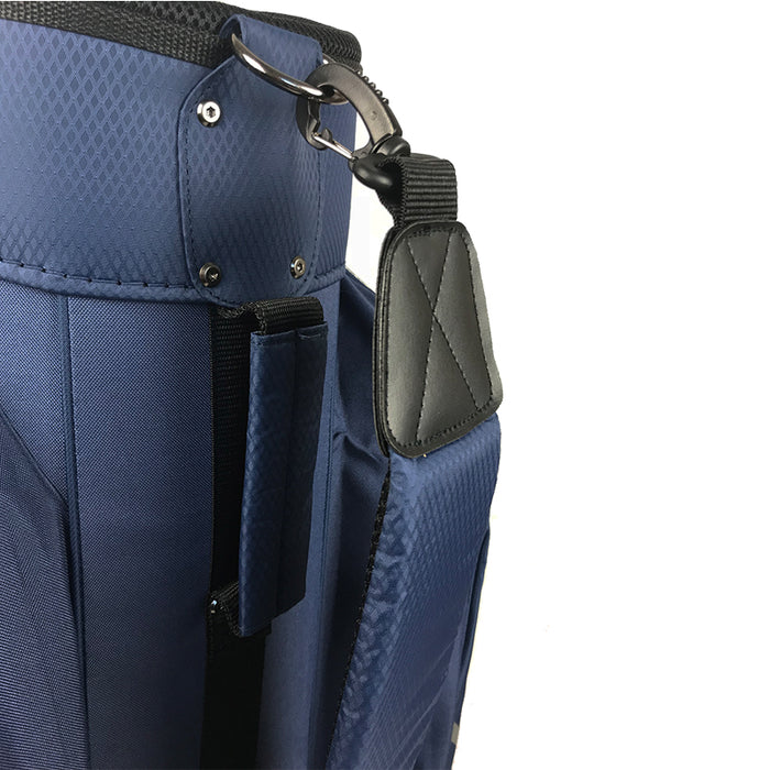 Onyx Spyder Cart Bag – Navy-Silver - Sports Grade