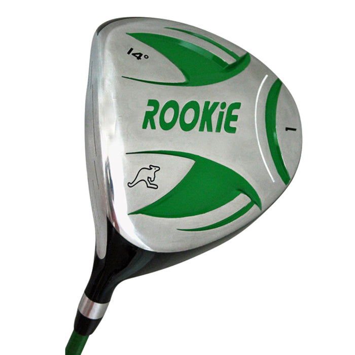 Rookie Kids Golf Set RH | 7Pce Green 7 to 10 YRS - Sports Grade