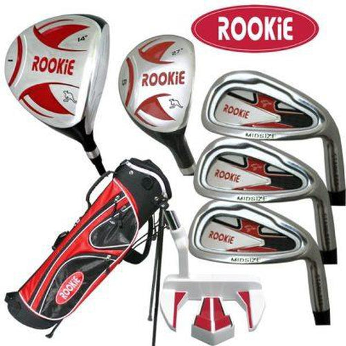 Rookie Kids Golf Set RH | 7Pce Red for 10 Yrs or Over - Sports Grade