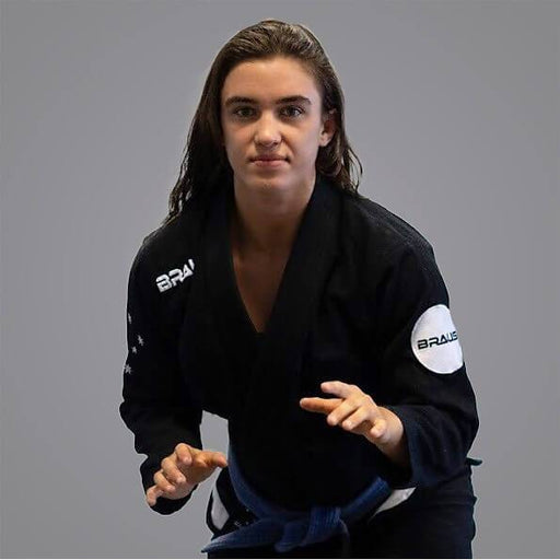 Braus Fight  - Southern Cross – Women’s Black Jiu Jitsu Gi - Sports Grade