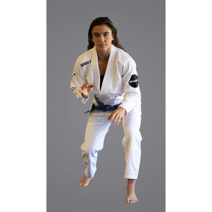 Braus Fight  - Southern Cross – Women’s White Jiu Jitsu Gi - Sports Grade