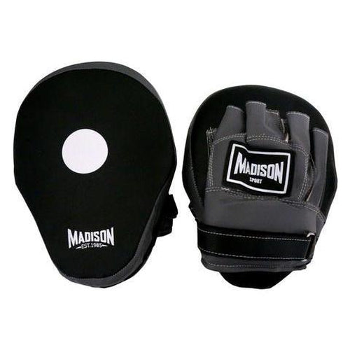 Madison Contender Focus Mitts - Grey Boxing - Sports Grade