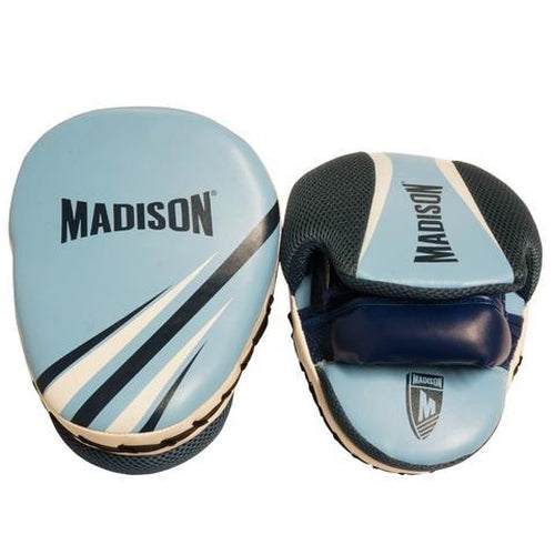 Madison Galaxy Focus Mitts - Blue Boxing - Sports Grade