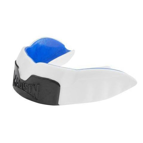 Madison Magnum Pro Mouthguard - White/Blue/Black Rugby League NRL - Sports Grade