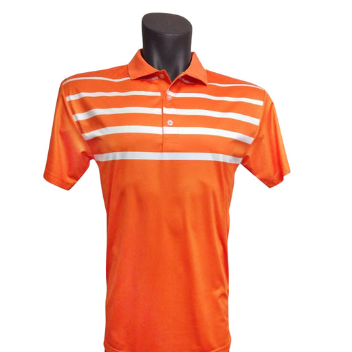 Onyx Mens Golf Shirt – Noosa Orange - Sports Grade