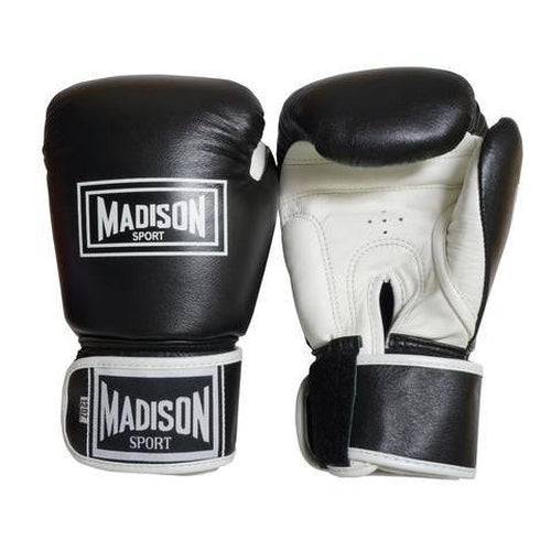 Madison Pro Sparring Gloves - Black Boxing - Sports Grade