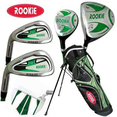 Rookie Kids Golf Set RH | 6Pce Green 7 to 10 YRS - Sports Grade