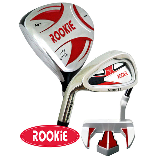 Rookie Junior Golf Set RH | 3Pce Red 10 years + - Sports Grade