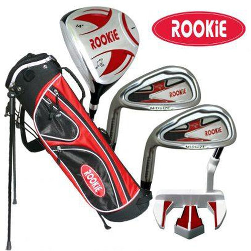 Rookie Junior Golf Set LH | 5Pce Red for 10 Yrs & Over - Sports Grade