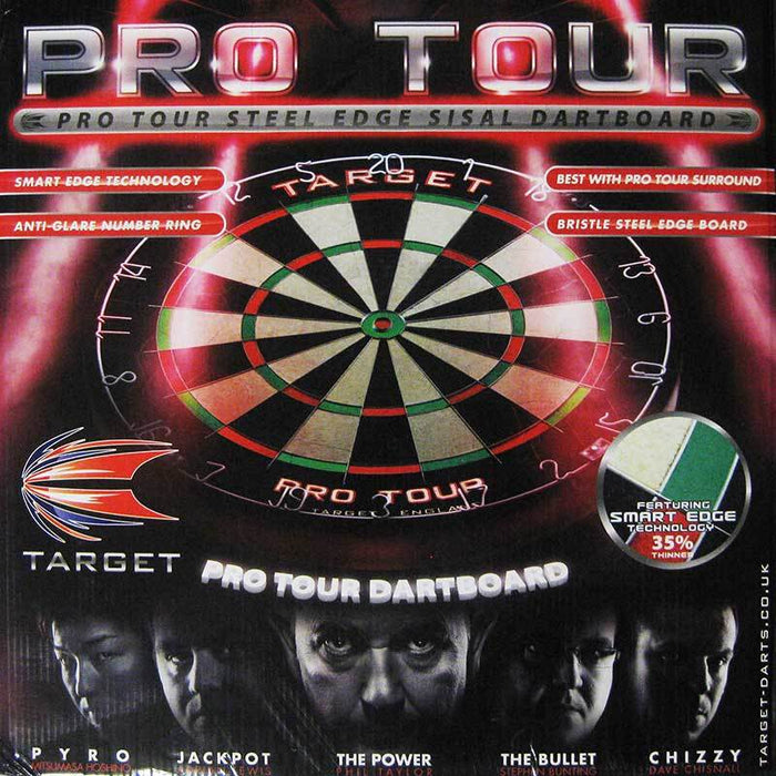 Target Pro Tour Dartboard, Endorsed by the World's Best Players - Sports Grade