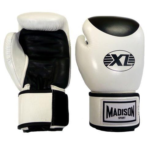 Madison XL Pro Training Glove - White Boxing - Sports Grade